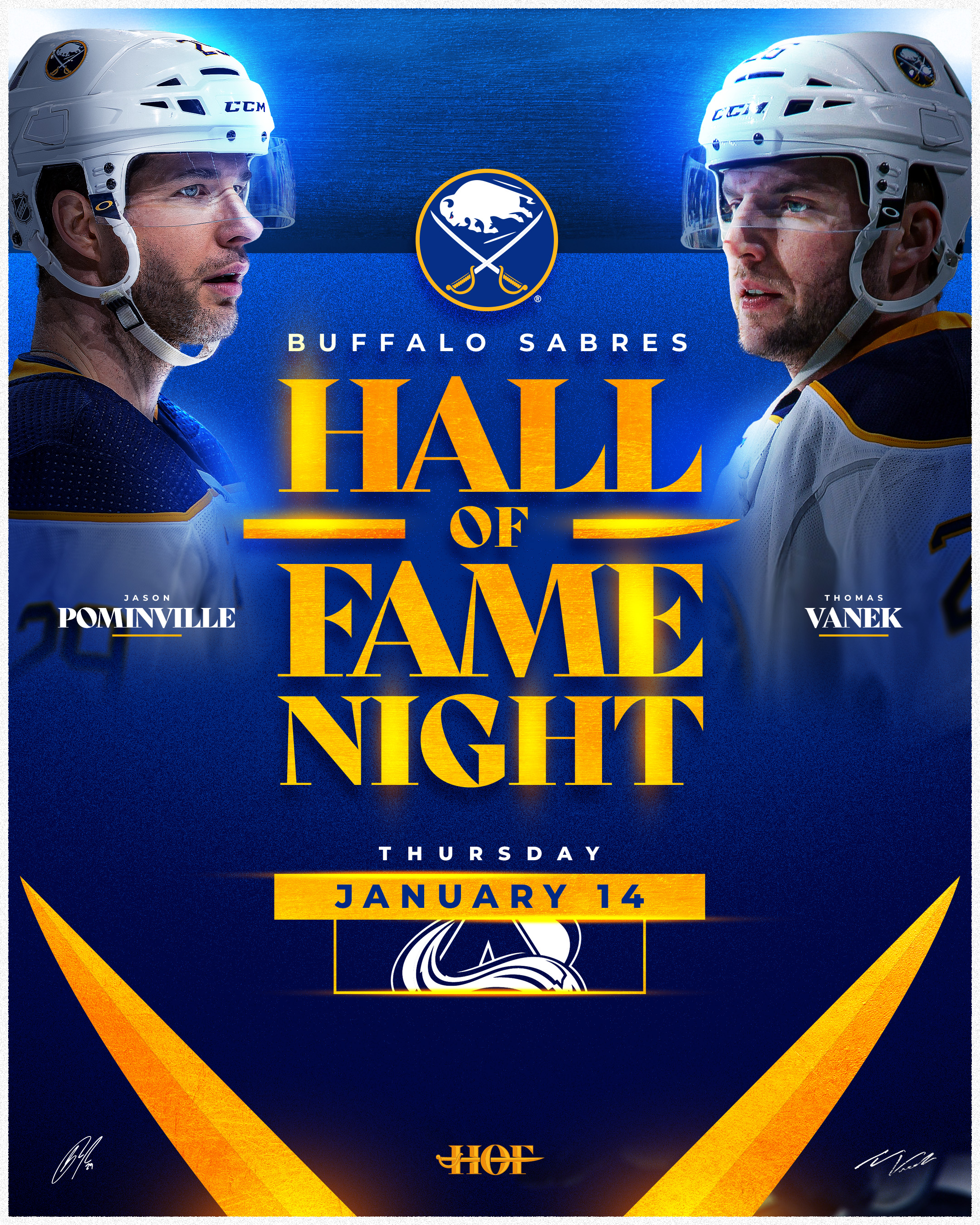 Join us for Hall of Fame Night - tap to get tickets